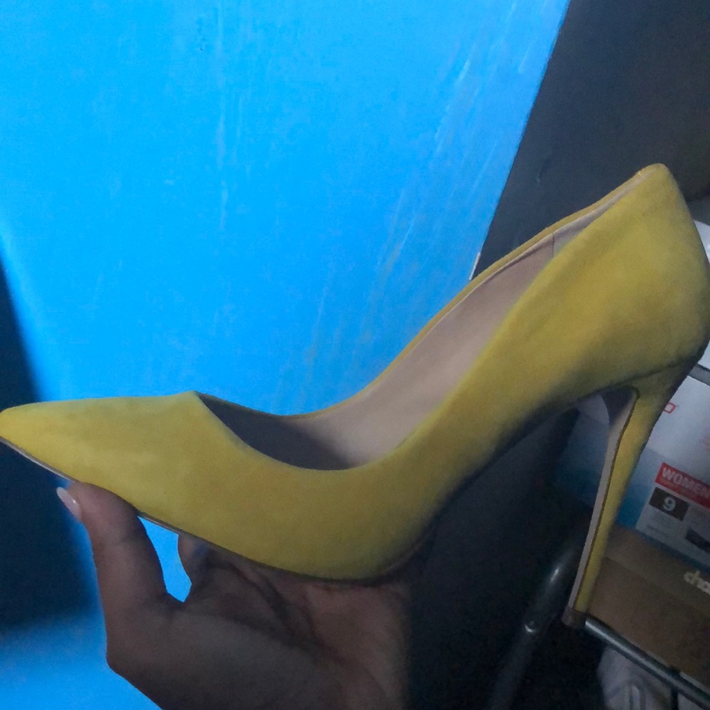 Yellow Steve Madden Heels